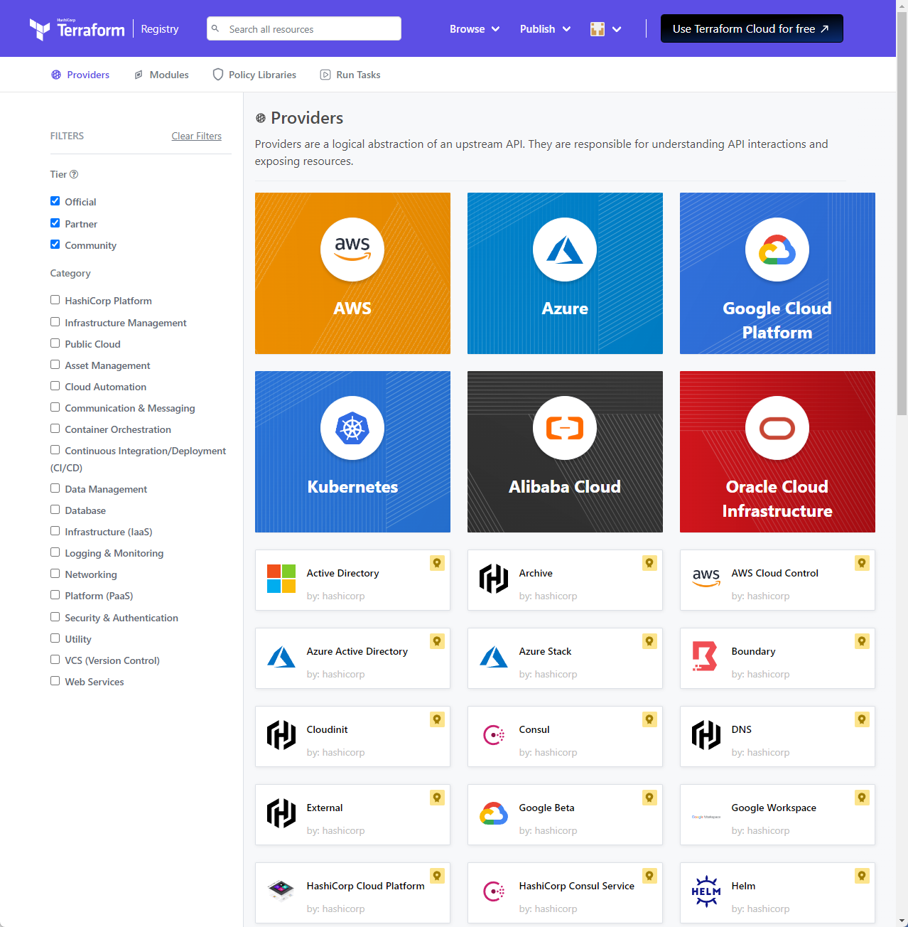 Terraform Providers