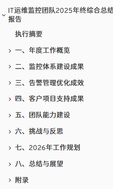AI帮我写的年终总结大纲1